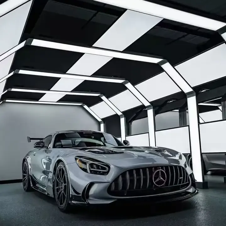 G07-X Car Detailing LED Light Tunnel – 5 Section Design with 240mm Emitting Surface and 20pieces Flat Panel Light