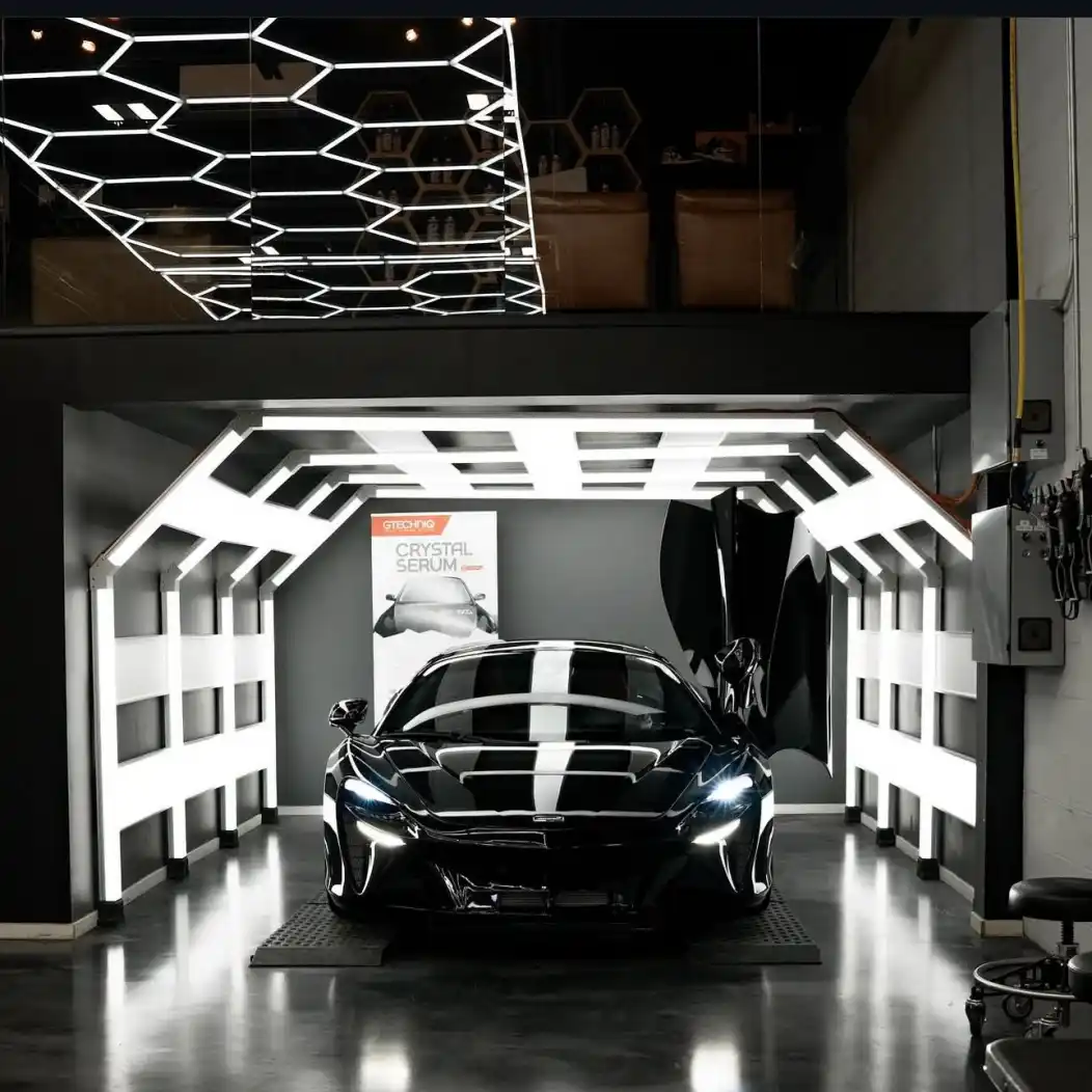 G15-X Car Detailing LED Light Tunnel – 5 Section Design with 100mm Emitting Surface and 20pieces Flat Panel Light