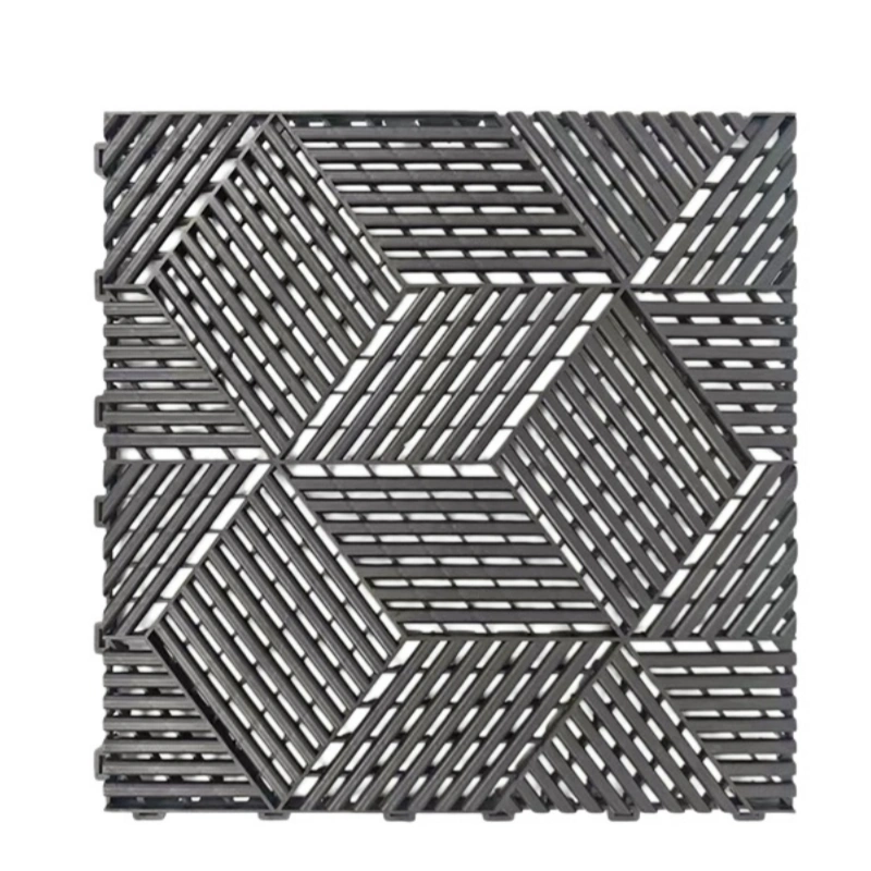 Wholesale-Free Customize-3D Vented Garage Floor Tiles（PP）L 400*W 400*H 18mm Per Metre² = 6.25 tiles 