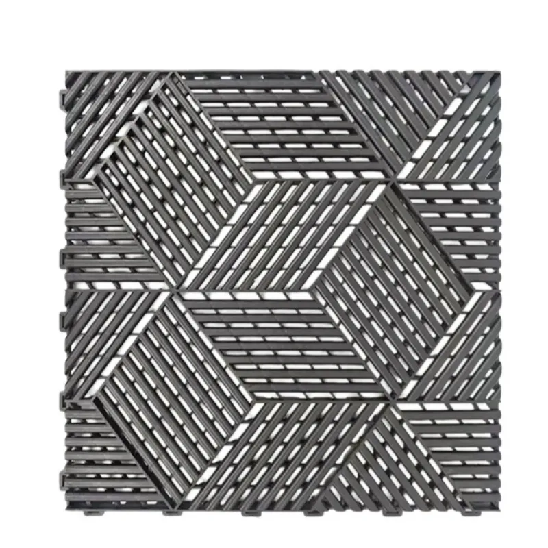 Wholesale-Free Customize-3D Vented Garage Floor Tiles（PP）L 400*W 400*H 18mm Per Metre² = 6.25 tiles 