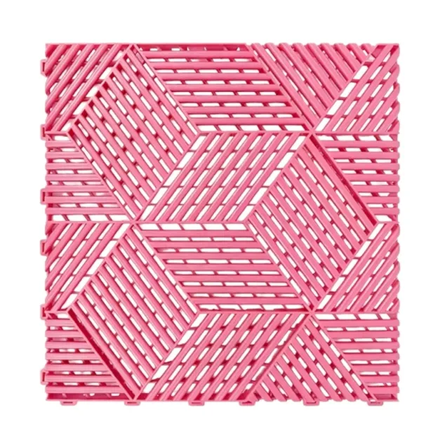 Wholesale-Free Customize-3D Vented Garage Floor Tiles（PP）L 400*W 400*H 18mm Per Metre² = 6.25 tiles 