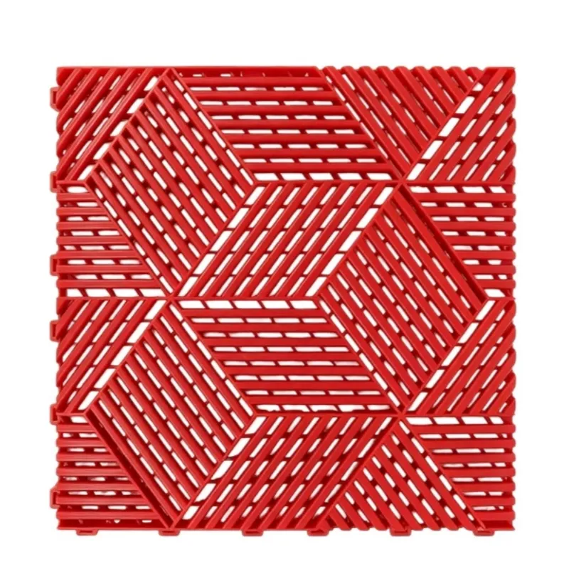 Wholesale-Free Customize-3D Vented Garage Floor Tiles（PP）L 400*W 400*H 18mm Per Metre² = 6.25 tiles 