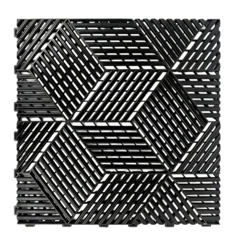 Wholesale-Free Customize-3D Vented Garage Floor Tiles（PP）L 400*W 400*H 18mm Per Metre² = 6.25 tiles 