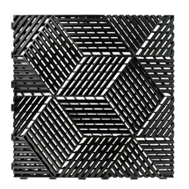 Wholesale-Free Customize-3D Vented Garage Floor Tiles（PP）L 400*W 400*H 18mm Per Metre² = 6.25 tiles