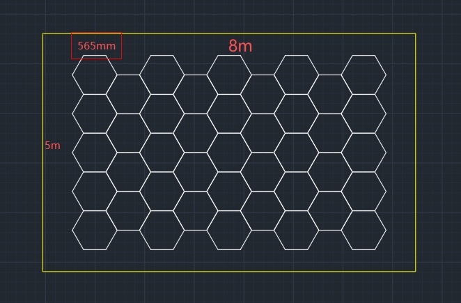 Customize Case,bigger hex 41Grid  dimmable version