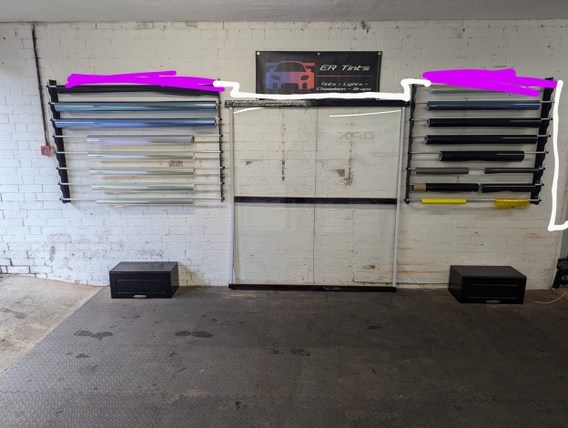 5 grid hexagon lighting （straight line） ，cob purple lights（length 6m 1+1+4）  and 3 transformer 