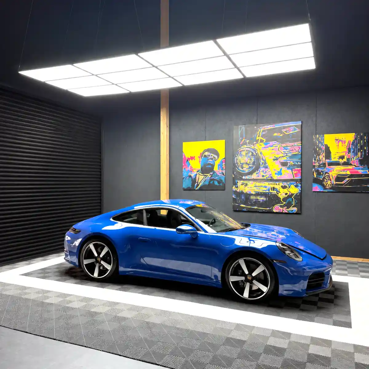 12-Panel (3x4) Car Detailing Light System 