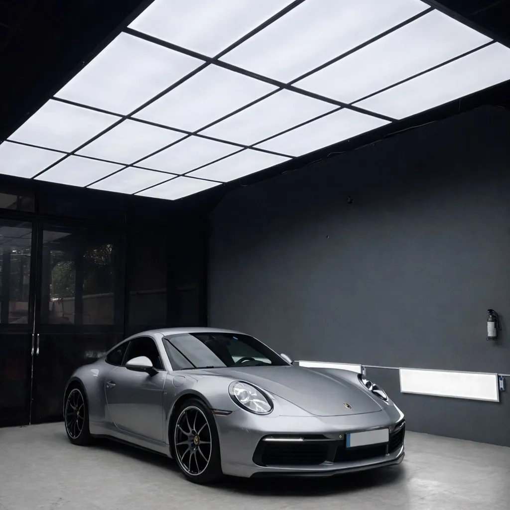 16-Panel Car Detailing Light System 