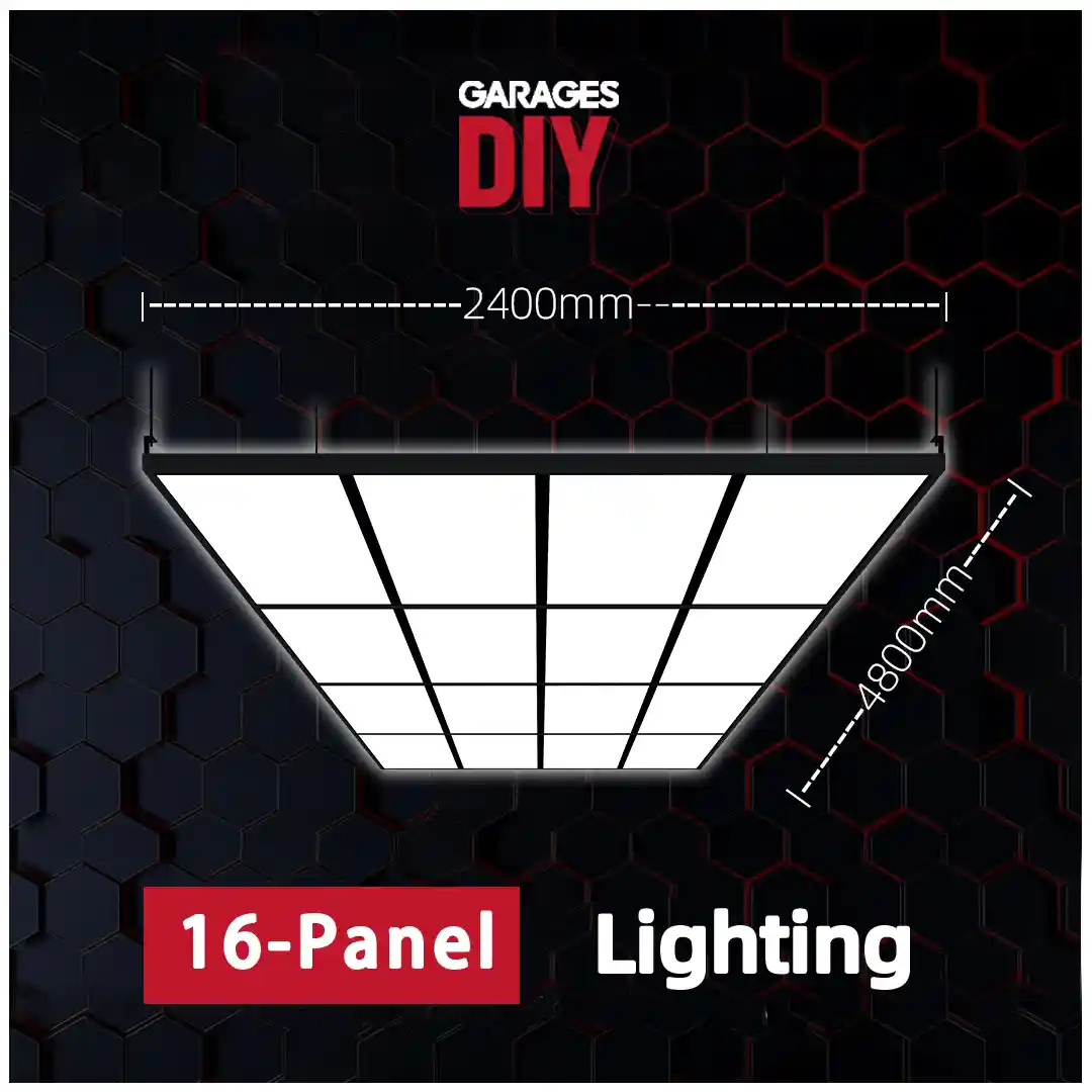 16-Panel Car Detailing Light System 