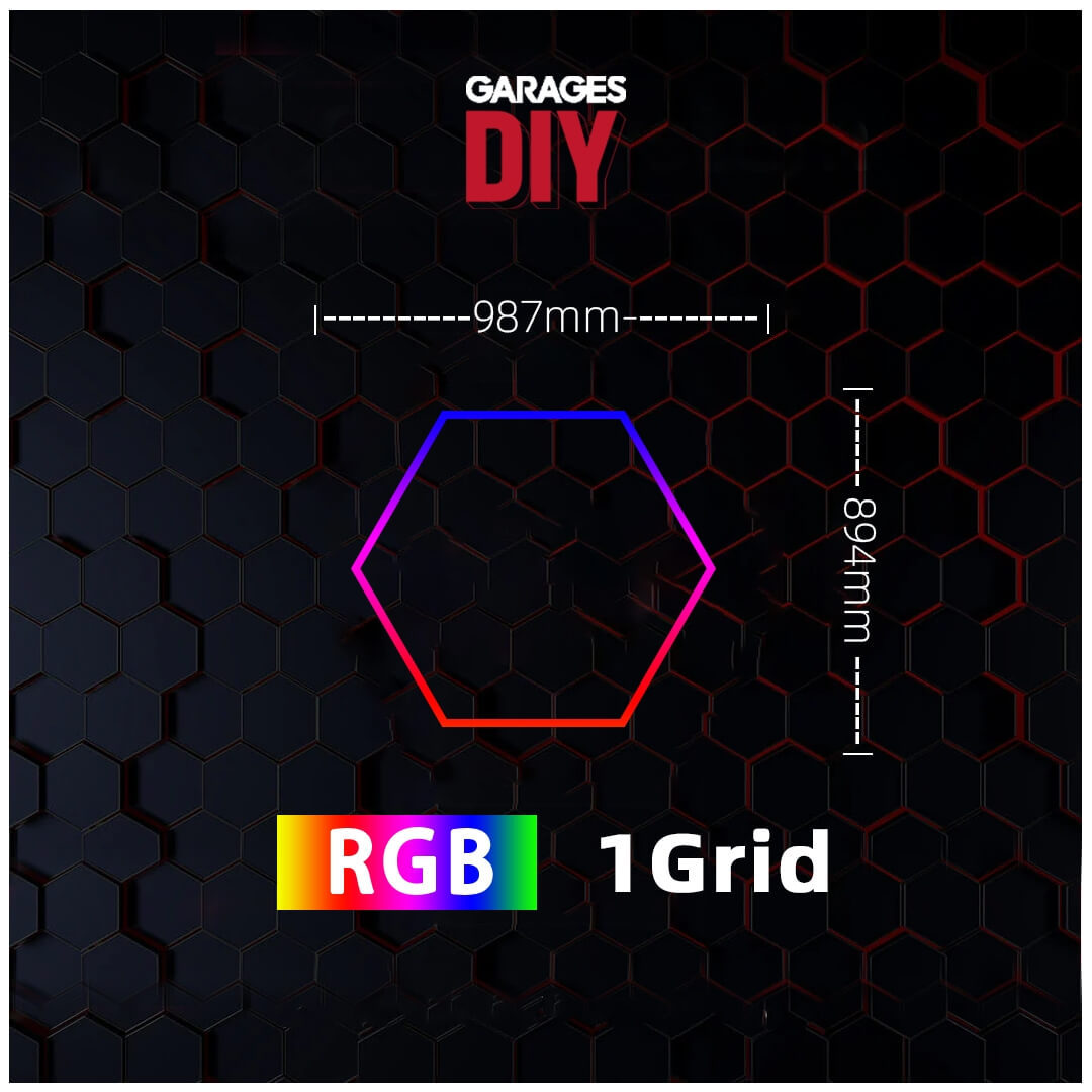RGB Hexagon Lighting 1 Grid【987*894mm/3.24*2.93ft】