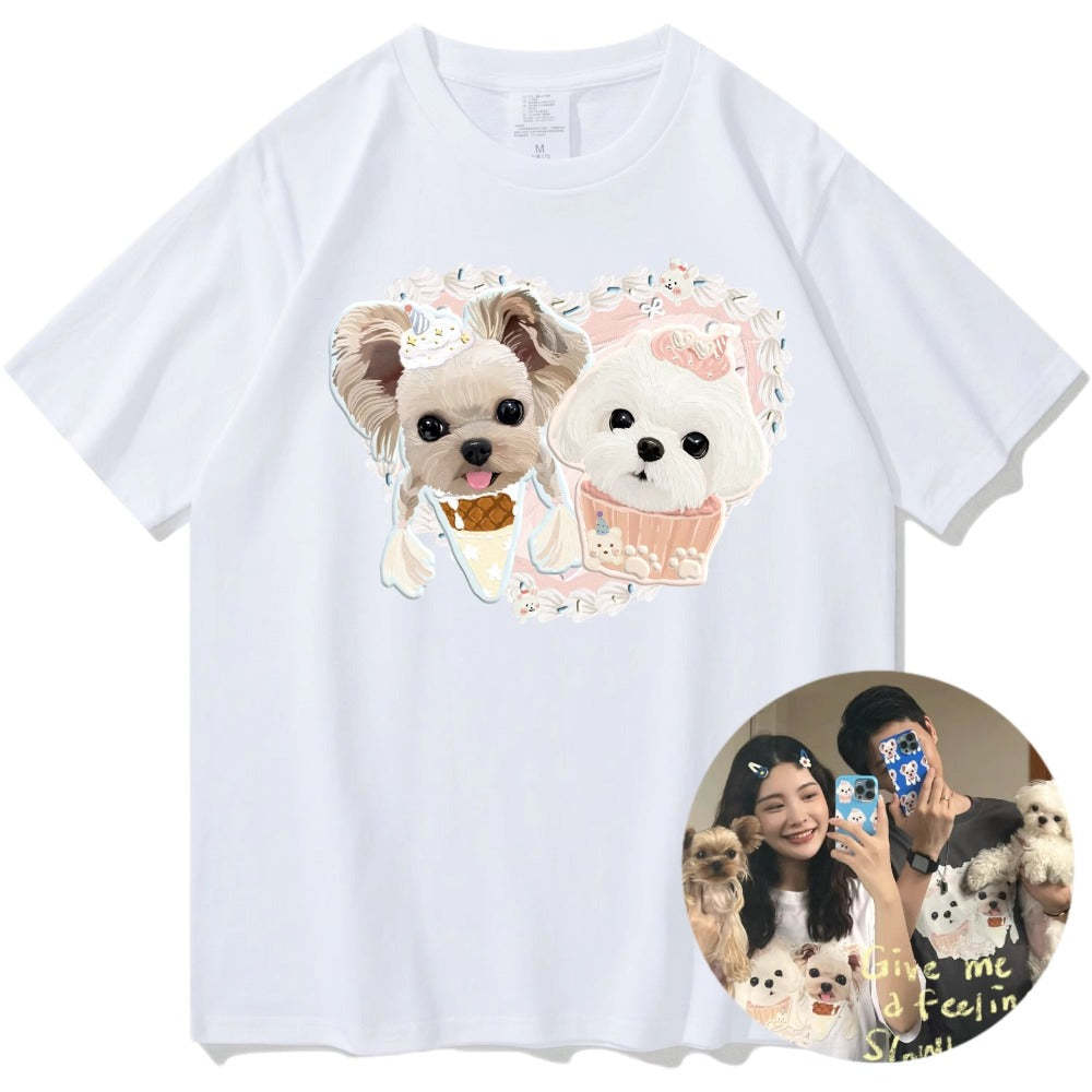 Custom Pet Portrait T-shirt