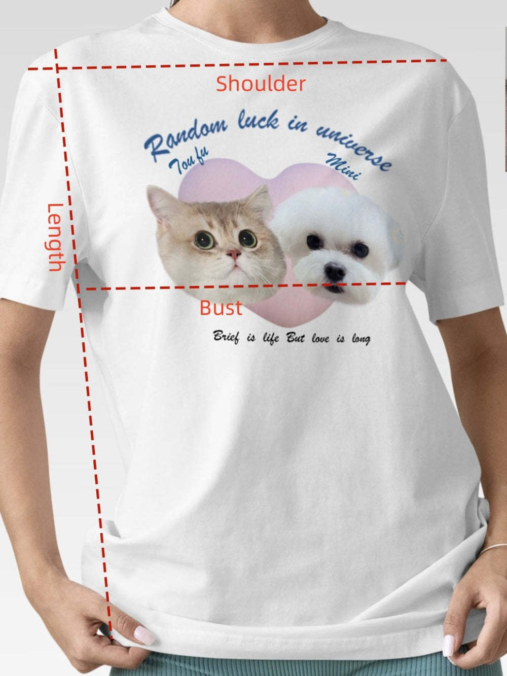 Custom Pet Portrait T-shirt
