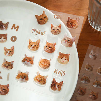 Custom 3D Crystal Epoxy Pet Stickers