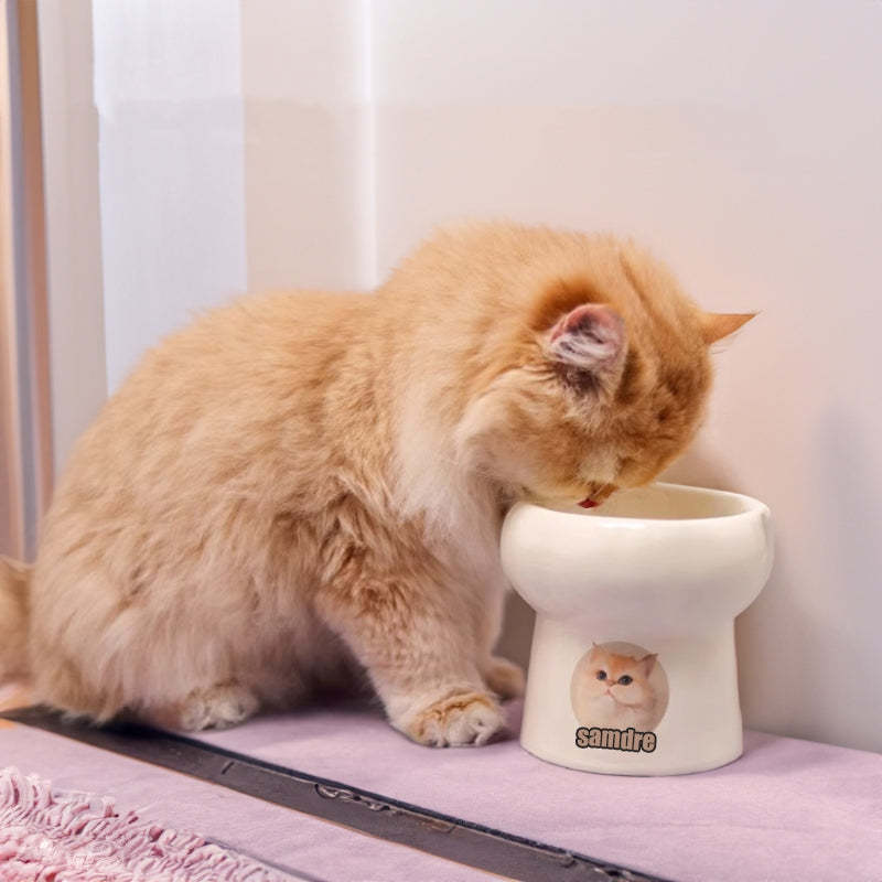 Custom Pet Portrait Ceramic Bowl