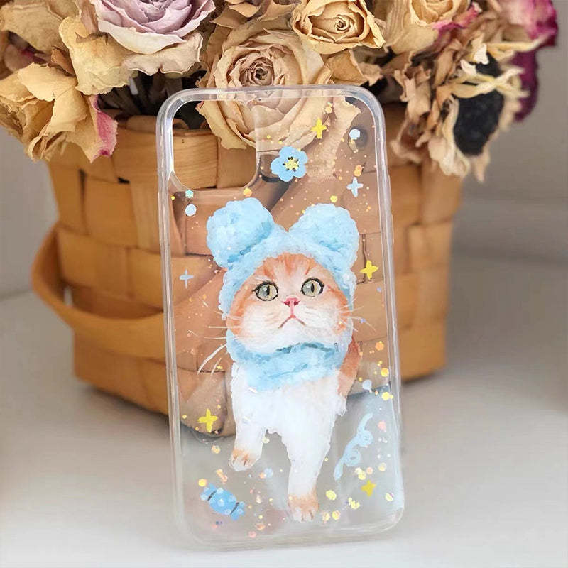 Hand-Painted Pet Portrait Phone Case
