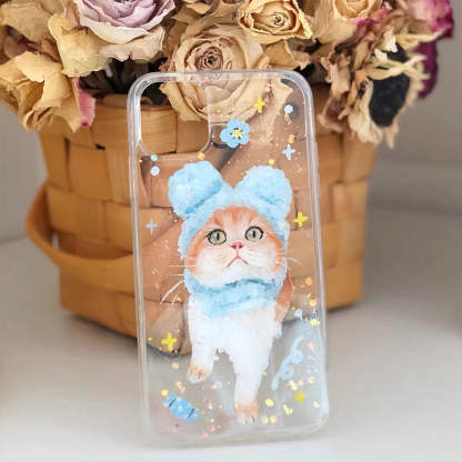 Hand-Painted Pet Portrait Phone Case