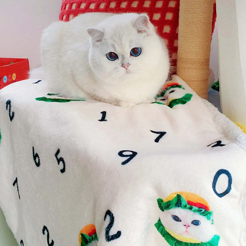 Custom Pet Portrait Blanket