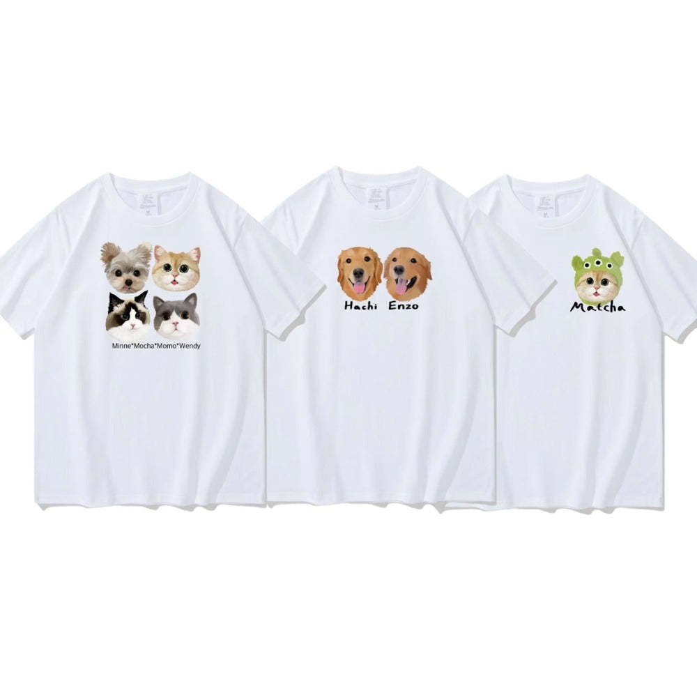 Custom Pet Portrait T-shirt