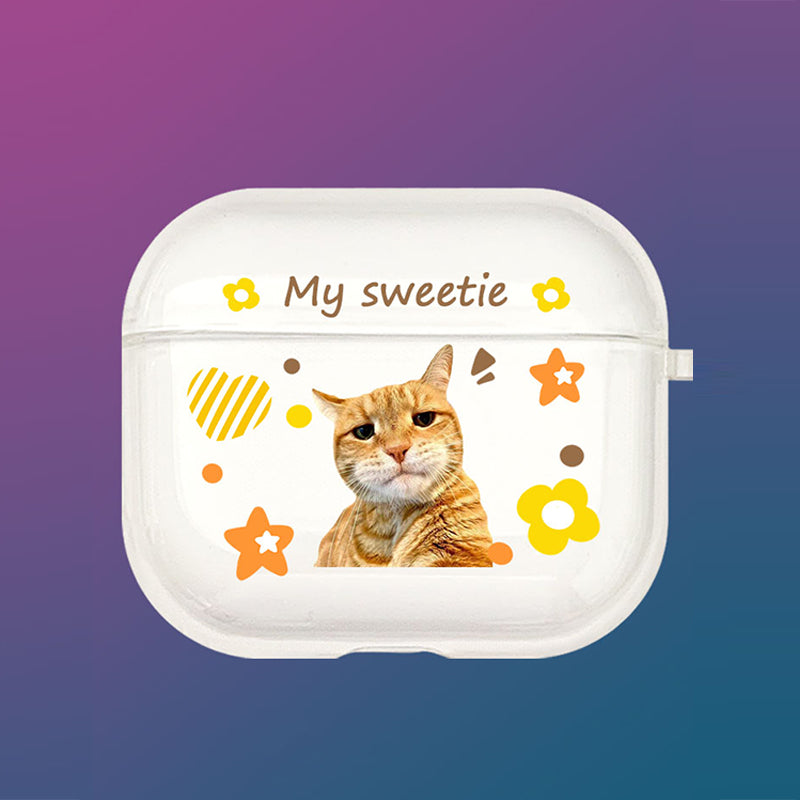 Custom Pet Portrait Airpods Case