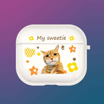 Custom Pet Portrait Airpods Case