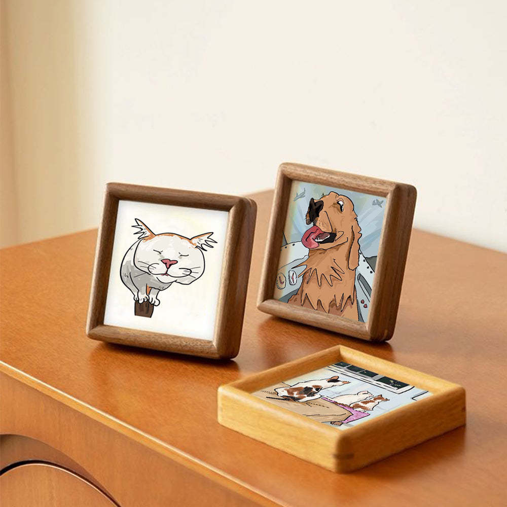 Hand-Painted Ugly-Cute Pet Digital Drawings