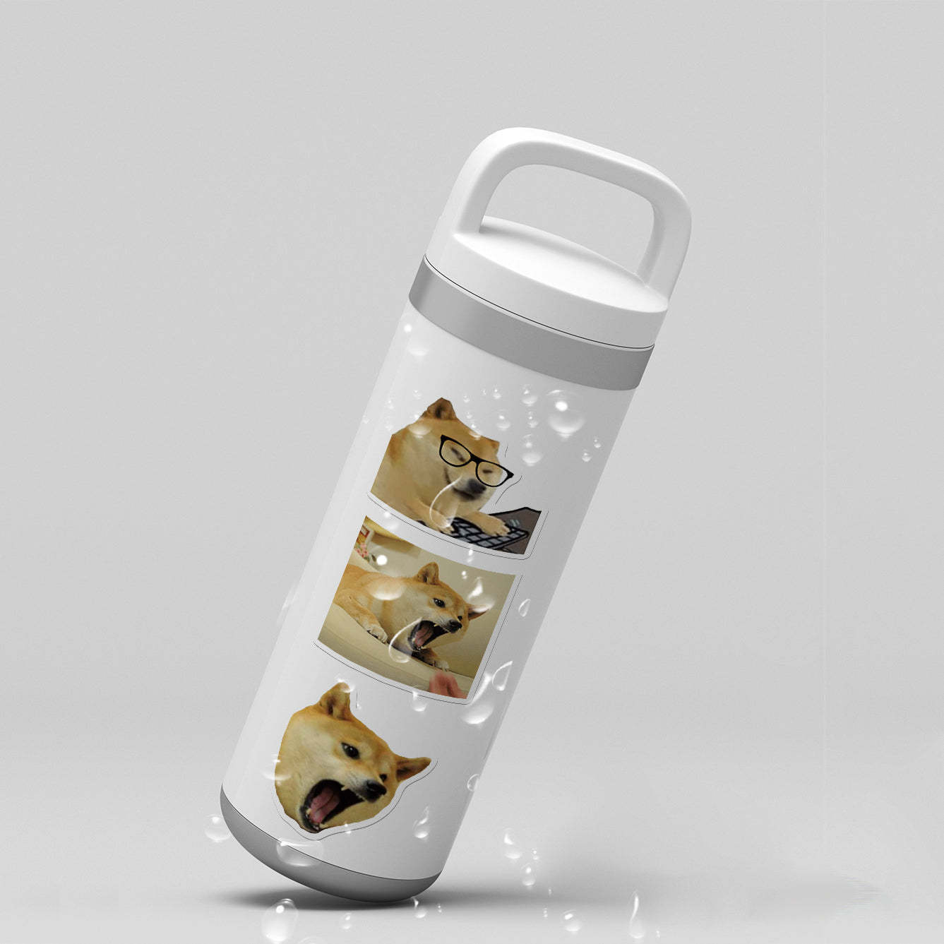 Custom Pet Portrait Paper Stickers