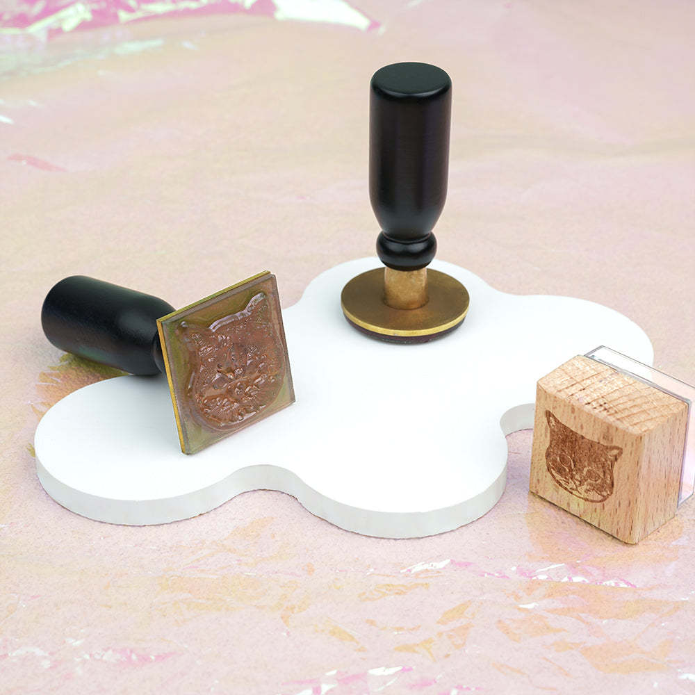 Custom Pet Portrait Rubber Stamp