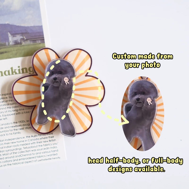 Custom 360° Rotating Refrigerator Magnet