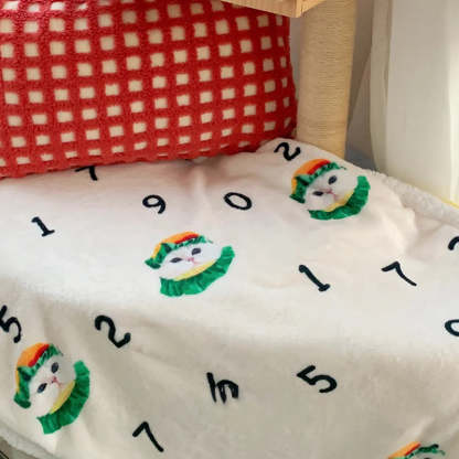 Custom Pet Portrait Blanket