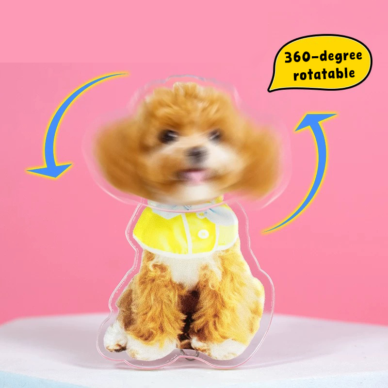 Custom 360° Rotating Refrigerator Magnet