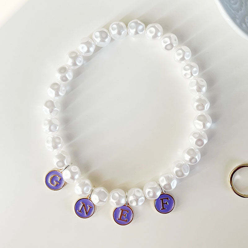 Custom Pet Name Pearl Necklace