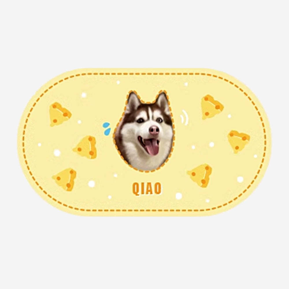 Custom Pet Portrait Food Mat