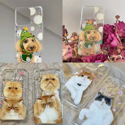 Hand-Painted Pet Portrait Phone Case