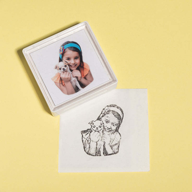 Custom Family Portrait Stamp