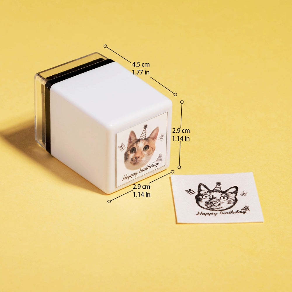 Custom Pet Portrait Stamp - Exquisite