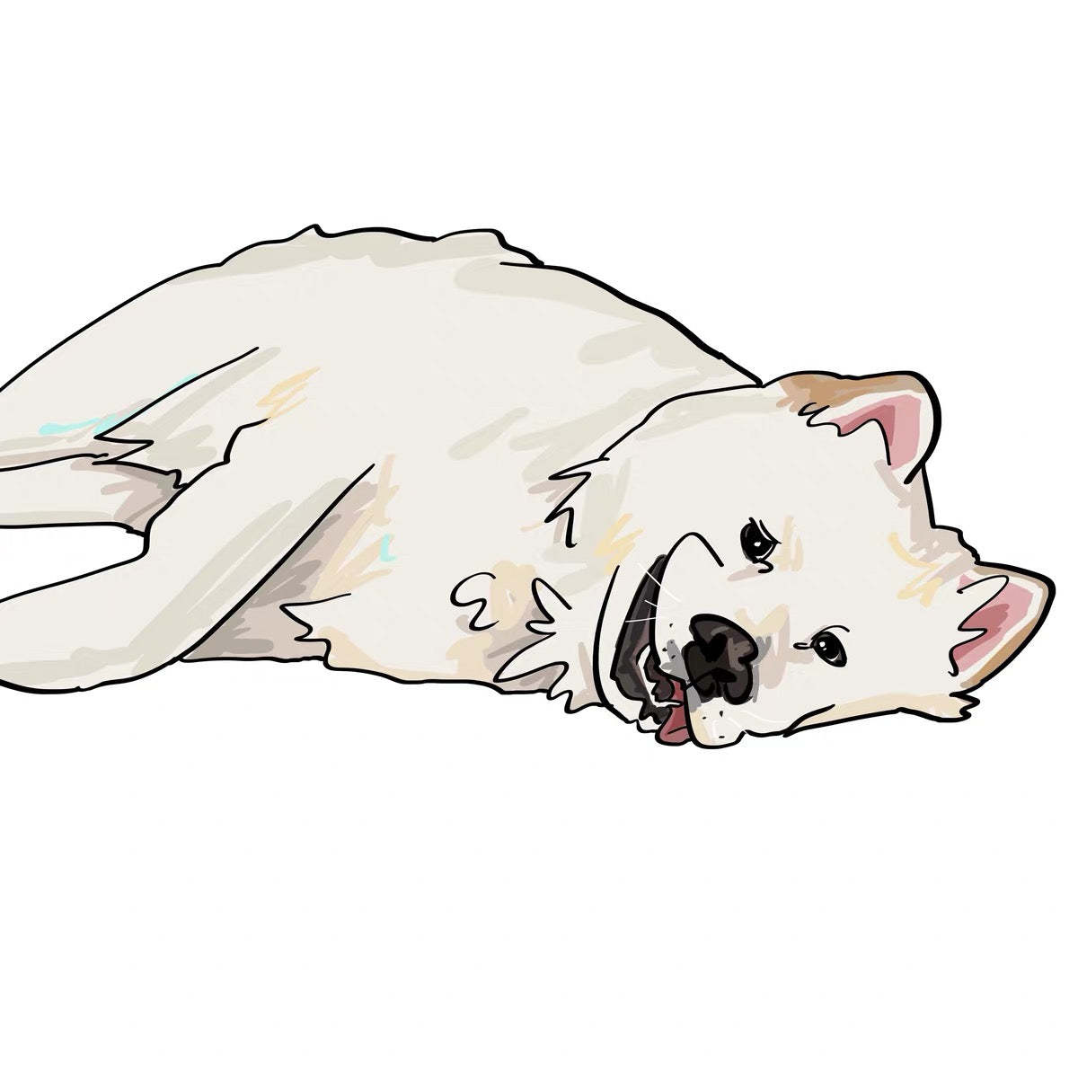 Hand-Painted Ugly-Cute Pet Digital Drawings
