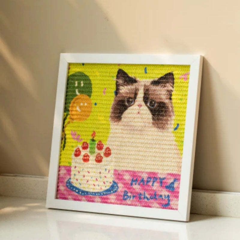 Purrfectly Personalized Cat Scratcher