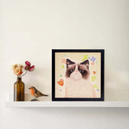 Purrfectly Personalized Cat Scratcher