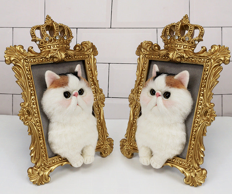 Custom 3D Wool Needle Pet Portrait