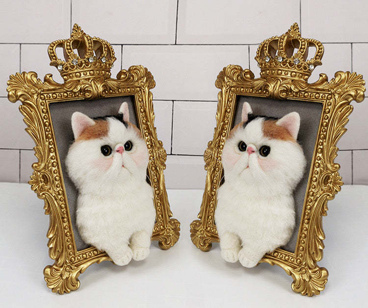 Custom 3D Wool Needle Pet Portrait