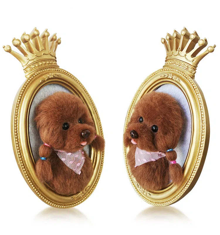 Custom 3D Wool Needle Pet Portrait