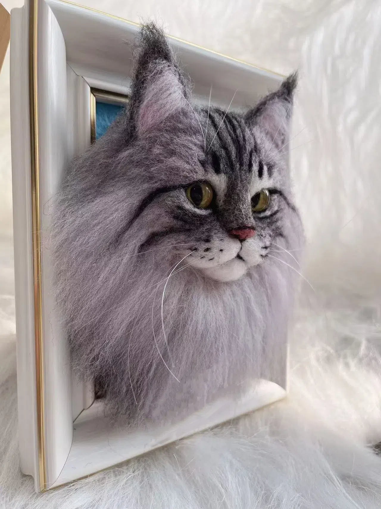 Custom 3D Wool Needle Pet Portrait