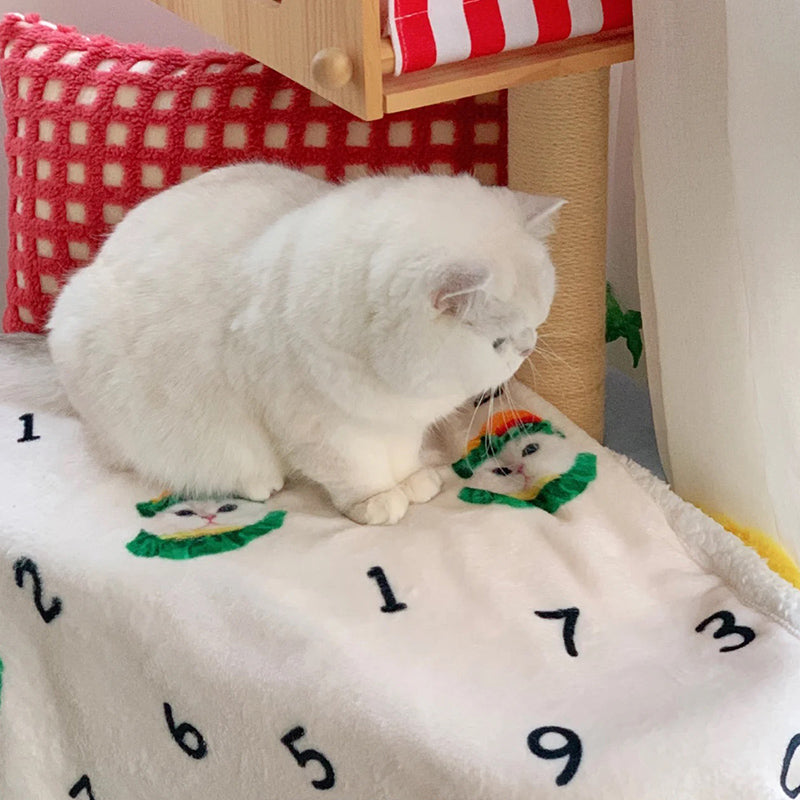 Custom Pet Portrait Blanket