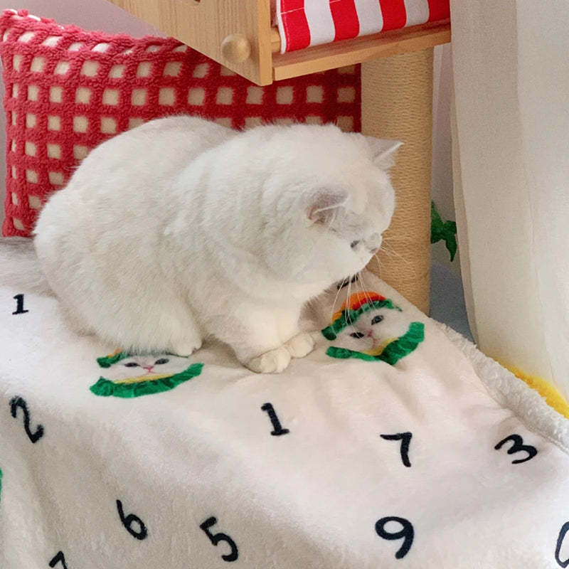 Custom Pet Portrait Blanket