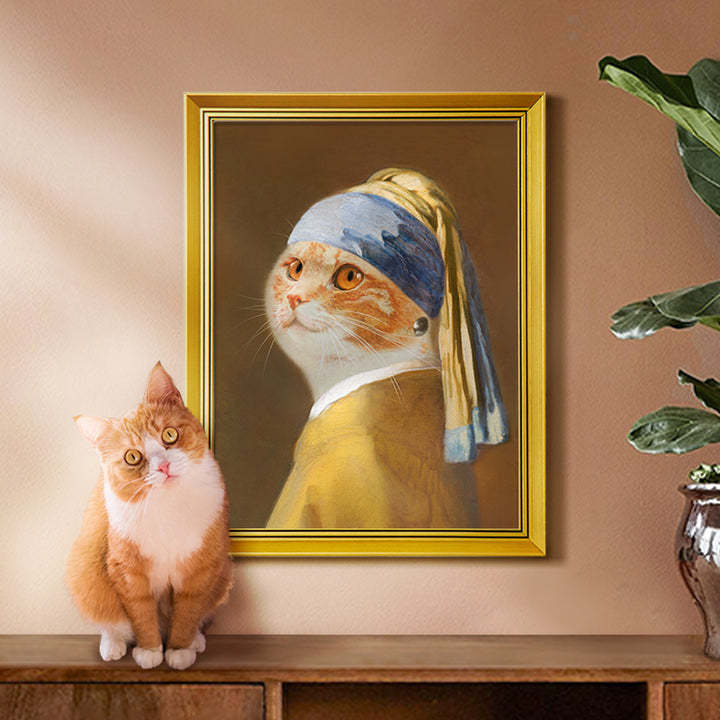 Custom Pet Portait in Famous Painting