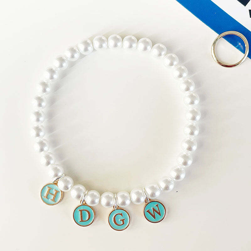 Custom Pet Name Pearl Necklace