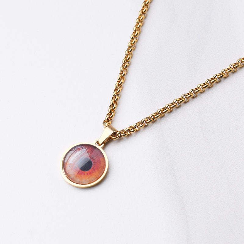 Custom Pet Eye Necklace Pendant