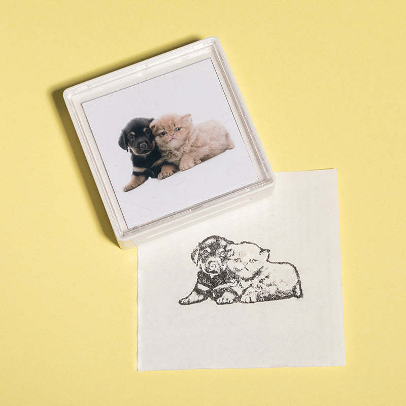 Custom Family Portrait Stamp