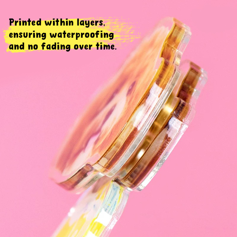 Custom 360° Rotating Refrigerator Magnet