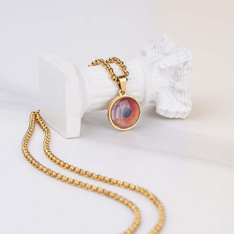 Custom Pet Eye Necklace Pendant
